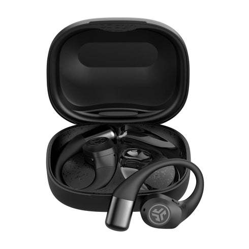 JLab Epic Open Sport Air Conduction Wireless Earbuds, Black