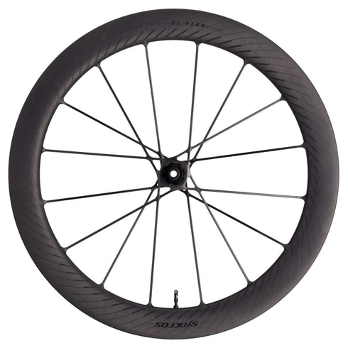 Syncros Capital SL Aero 60 mm carbon front wheel, side view