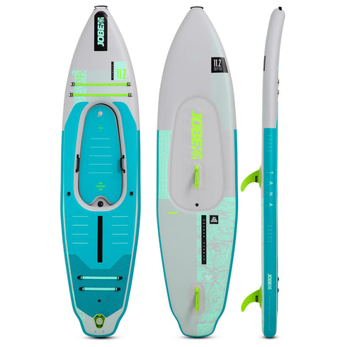 Jobe Aero Tana Hybrid SUP Premium Board 11.2, top and bottom view