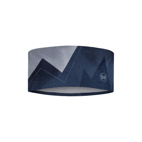 Buff ThermoNet Headband Synth Blue, front view on white