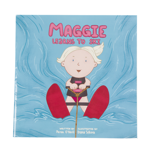Maggie Learns to Ski kids book cover