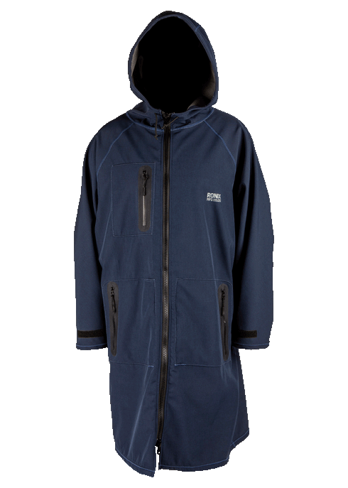 Ronix Head Honcho Poncho Navy Blue Grey product view 1
