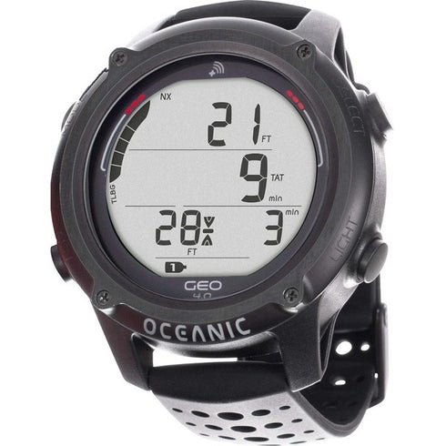 Oceanic Geo 4.0 wrist dive computer, black