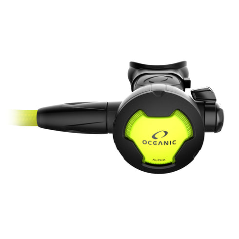 Oceanic Alpha 10 octopus second stage, yellow