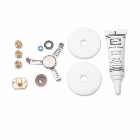 Primus Service Kit for OmniLite Ti stove with spare parts, top view