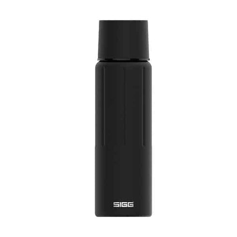 SIGG Gemstone IBT thermo flask 0.75 L in Obsidian black, front view