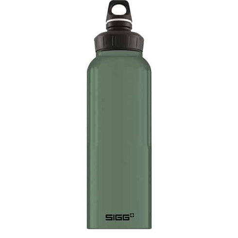 SIGG WMB Traveller Green Leaf Touch 1.5 L water bottle, front view