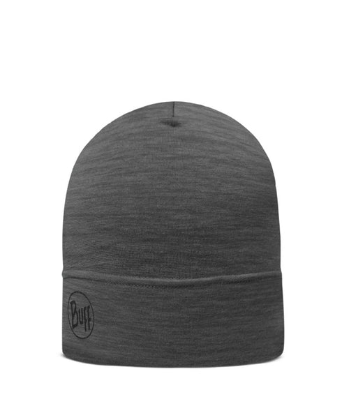 Buff Lightweight Merino Beanie Solid Grey