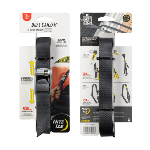 Nite Ize Dual CamJam tie down system 12 ft
