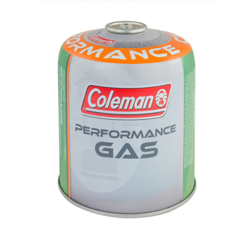 Coleman C500 Performance gas cartridge, product shot on white