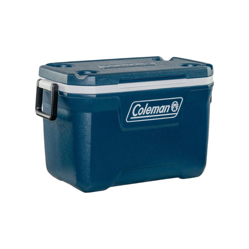 Coleman Xtreme 52 QT cooler, blue, product shot on white