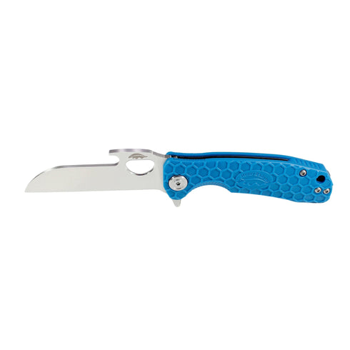 Honey Badger Tong Knife Large, a large folding knife with a unique, specialized, hawkbill-like blade shape.