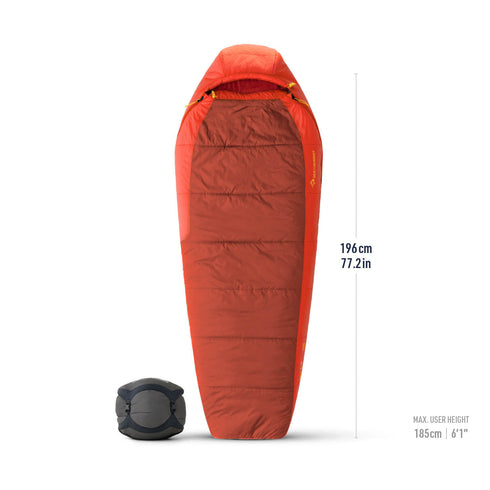 Sea to Summit Hamelin -9C synthetic sleeping bag, Regular, with dimensions