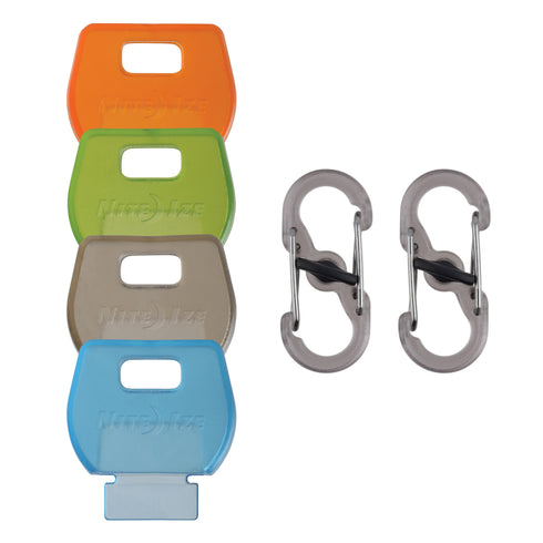 Nite Ize IdentiKey covers and S-Biner MicroLocks combo pack