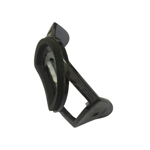 Ledlenser spare base plate mount for MH3, MH4 and MH5 head torch, black, product shot on white