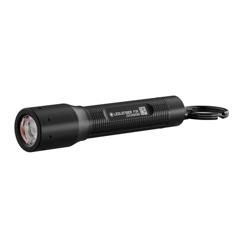 Ledlenser P3R key flashlight, black, product shot on white