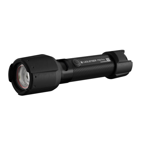 Ledlenser P5R Pro work flashlight, black, product shot on white