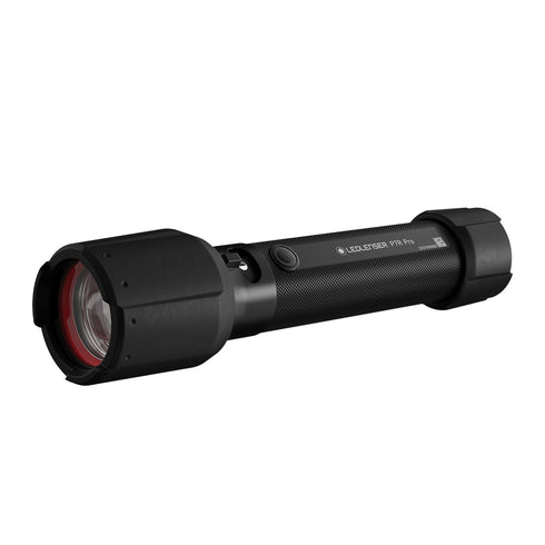 Ledlenser P7R Pro work flashlight, black, product shot on white