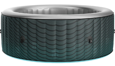 MSpa Starry 6 person round portable hot tub, dark green finish