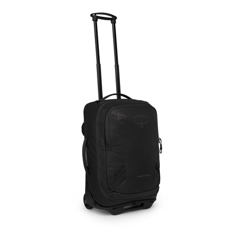 Osprey Transporter Wheeled Carry-On, Raven Black/Black, side view