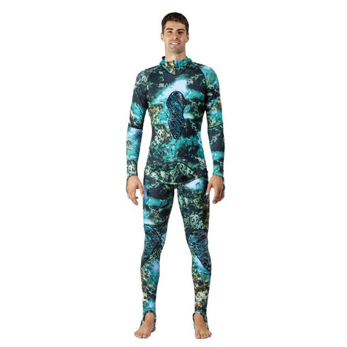 Salvimar Abyss camo two piece rash guard