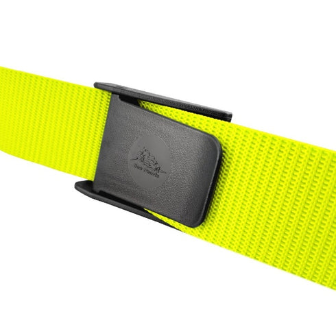 Sea Pearls 60 inch nylon weight belt with buckle, yellow