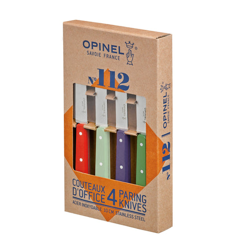 Opinel set of 4 No.112 paring knives in landscape colours