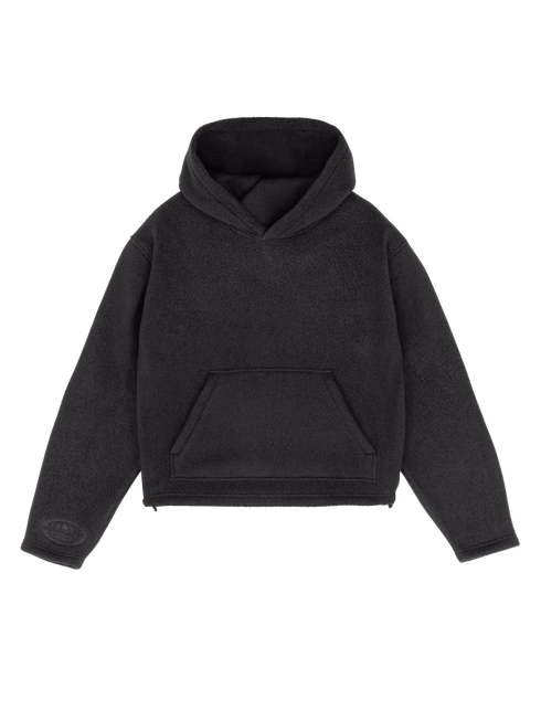 Armada Carmi Women's Cropped Fleece Hoodie, Soft Pullover Hoodie with Zippered Kangaroo Pocket