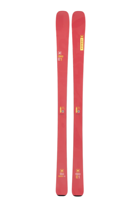 Armada Reliance 82 Ti Women's Skis, Titanal Frontside Carving Ski for High Speeds and High Edge Angles