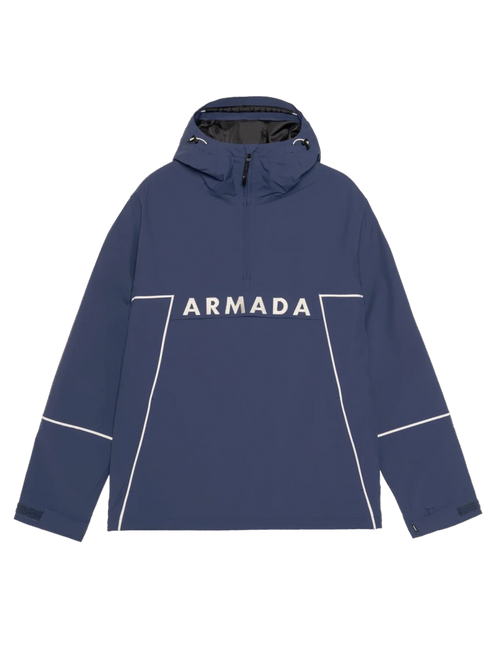 Armada Salisbury 2L Anorak Ski Jacket, 15K Waterproof Recycled Ripstop Pullover with Powder Skirt
