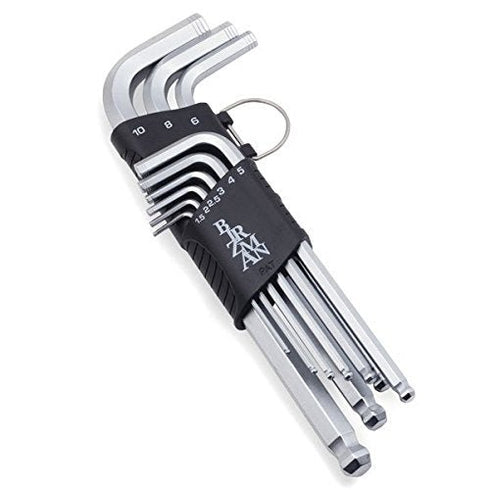 Birzman Hex Key Set 9 Pcs Long Arm Ball Point