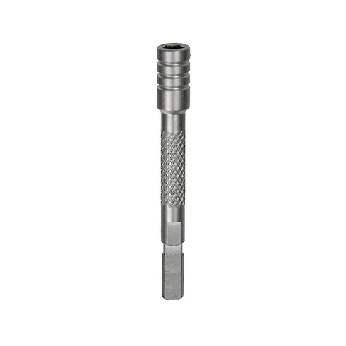 Leatherman Bit Driver Extender, Silver, product shot on white