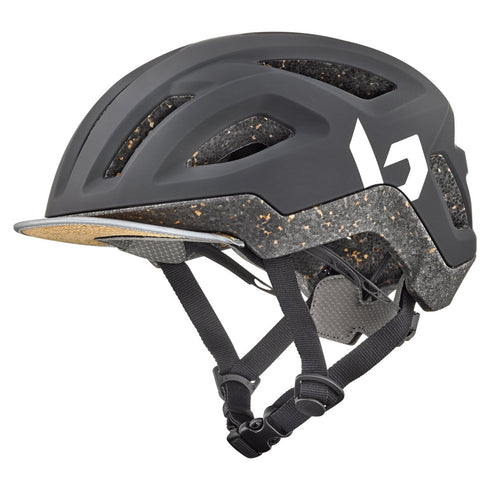 Bolle React Bike Helmet, Eco-Designed City and Leisure Cycling Helmet with Cork EPS, Removable Cap and 13 Vents