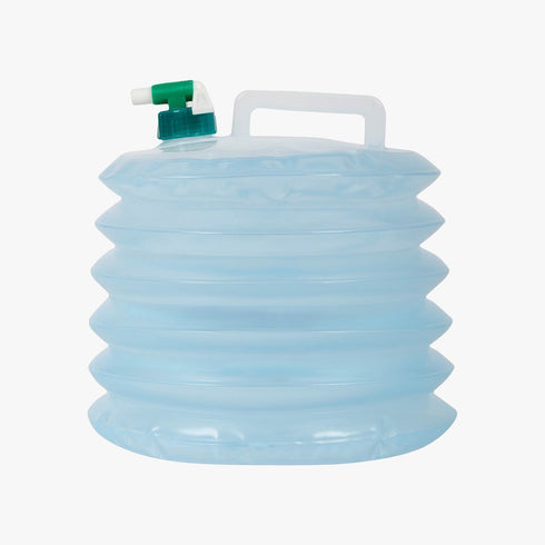 Highlander 10 litre folding accordion water carrier with tap and carry handle