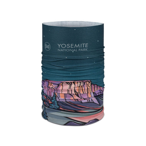 Buff CoolNet UV National Parks Neckwear Yosemite, front view on white