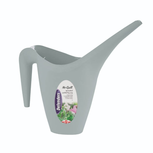 Defenders No-Spill Spouted Watering Jug, Long Reach Spout Watering Can for House Plants and Balcony Pots