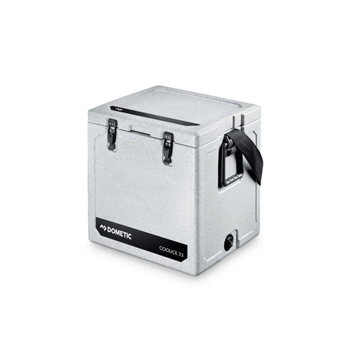 Dometic Cool-Ice WCI 33 passive icebox in Stone, front angle
