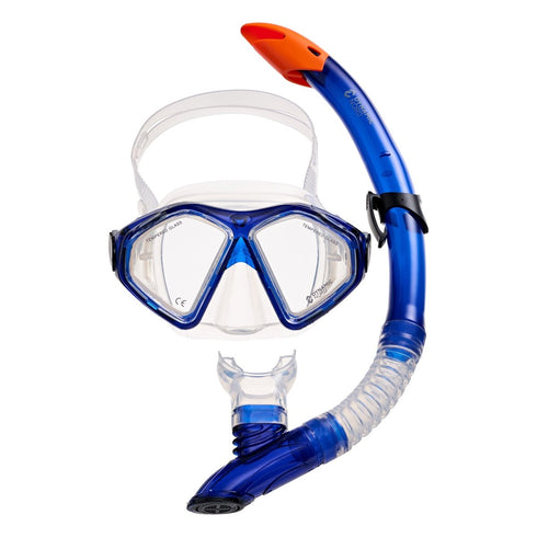 Dynamicnord Combo Tahiti Mask + Snorkel Set Blue L