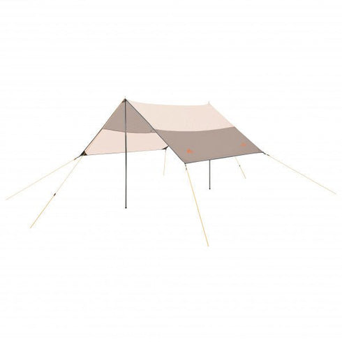 Easy Camp Tarp Cliff, Versatile Waterproof Sun Shelter, Reinforced Guyline Points, Suitable for Camping/Beach