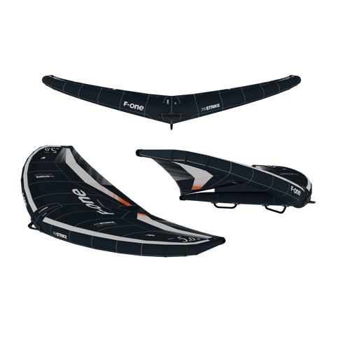 F-One Strike V5 Wing, Freeride and Freestyle Wing Foil Wing with Sweep Control Panel and Optional Handles