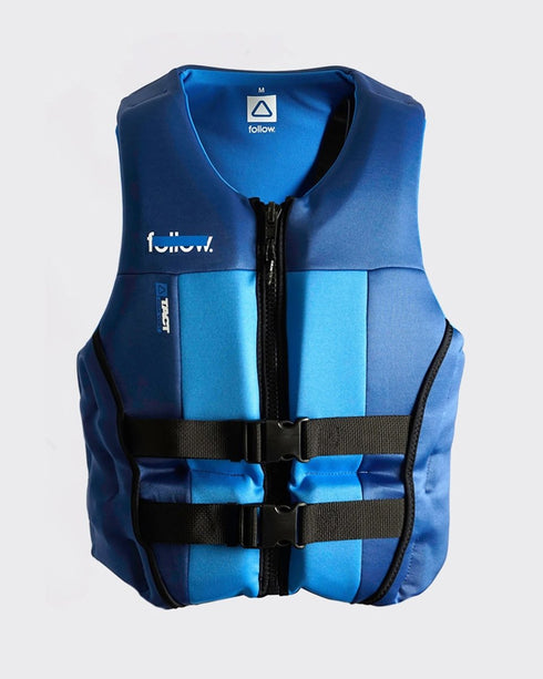 Follow Tact CGA Men's Life Jacket, Coast Guard Approved Wake Vest with Expander Fit Back