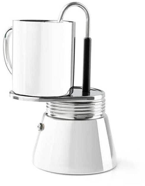 GSI Outdoors MiniEspresso Set (4 Cup), a compact and portable espresso maker for enjoying coffee while traveling or camping.