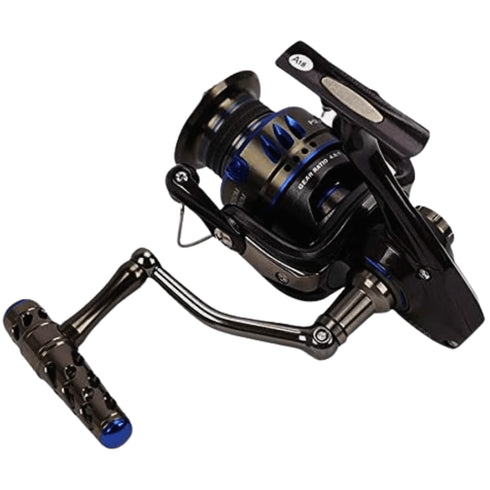 Haibo Poleax 5000 Spinning Reel, Full Aluminium Body with 7+1 Bearings, Sealed Drag and Machined Handle
