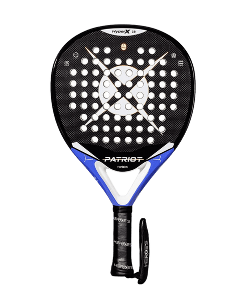 Heroe's Patriot Hyper 2024 Padel Racket, Control Racket with 3K Carbon, 3D Textured Face and Super Soft EVA Core