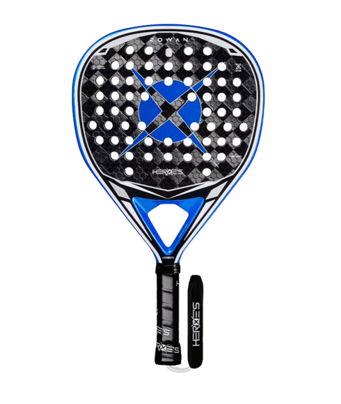 Heroe's Rowan 2026 Padel Racket, Advanced Racket with 18K Textreme Silver Carbon, 3D Spin and Dual Force System