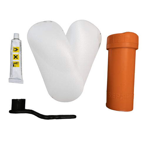 Inflatable Boat Repair Kit, PVC Patches, 30 ml Glue and Valve Wrench for Boats and Inflatables