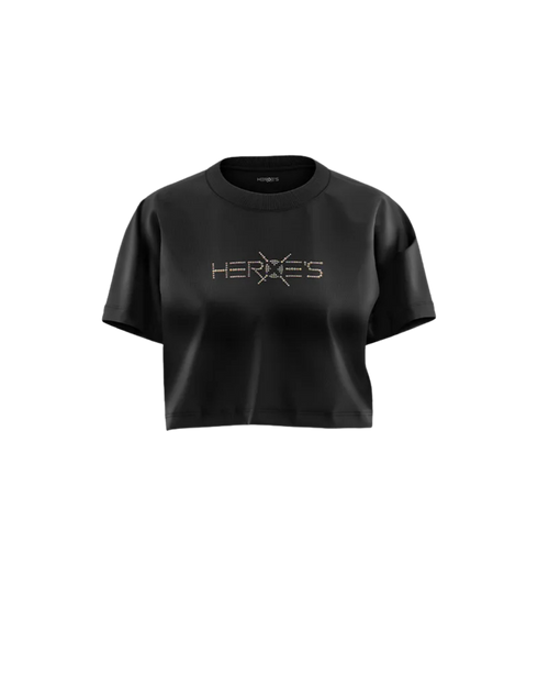 Heroe's Dynamic Women's T-Shirt Black front
