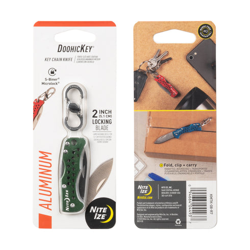 Nite Ize DoohicKey key chain knife, Olive