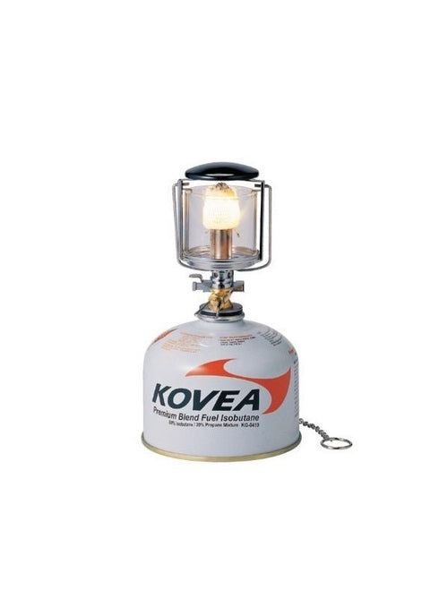 Kovea Observer Lantern (35 Lux), a compact and reliable gas lantern providing bright light for camping.