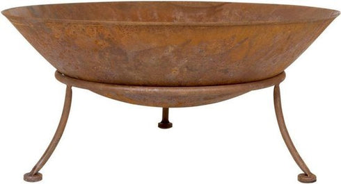 La Hacienda Ipata Firepit, a modern-designed steel firepit perfect for outdoor gatherings and heating.